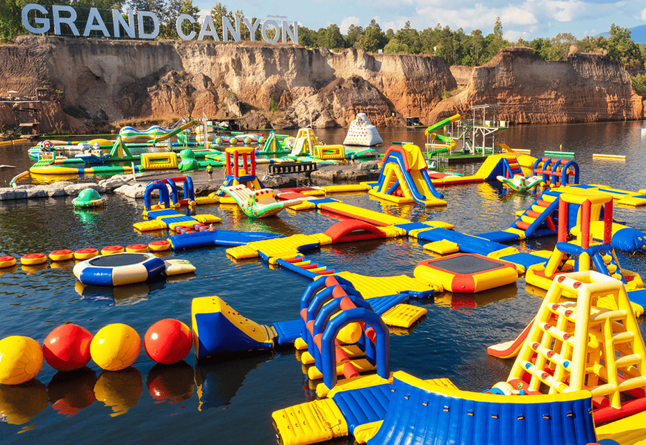 picture of activities at a water park